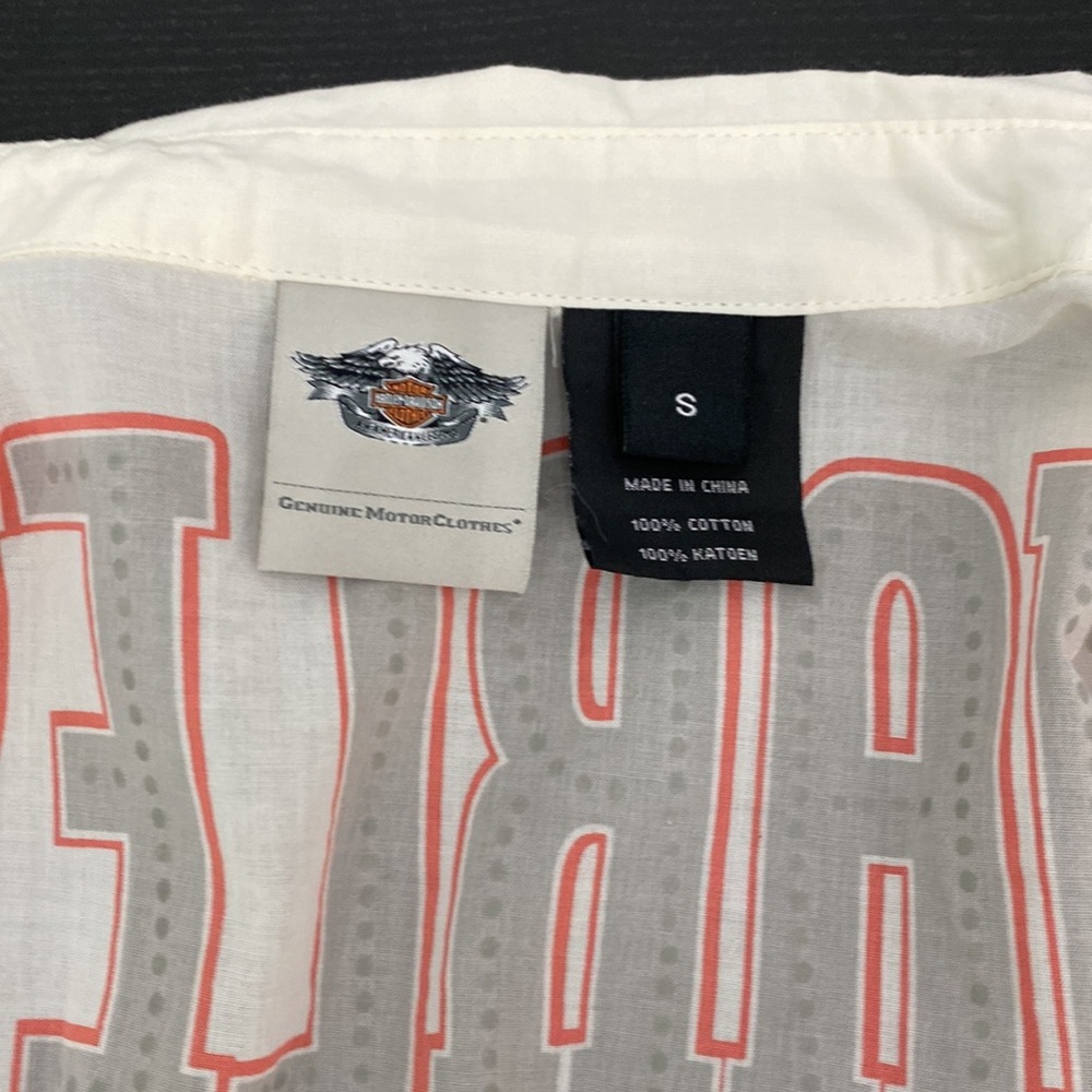 Harley-Davidson Passion and Freedom Woven Snap Closure Shirt - Small - Picture 13 of 14